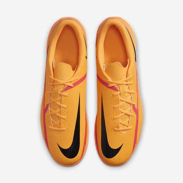 Nike Phantom GT2 Club IC Indoor Court Voetbalschoenen Dames Oranje Lichtrood Zwart | NK690FXY