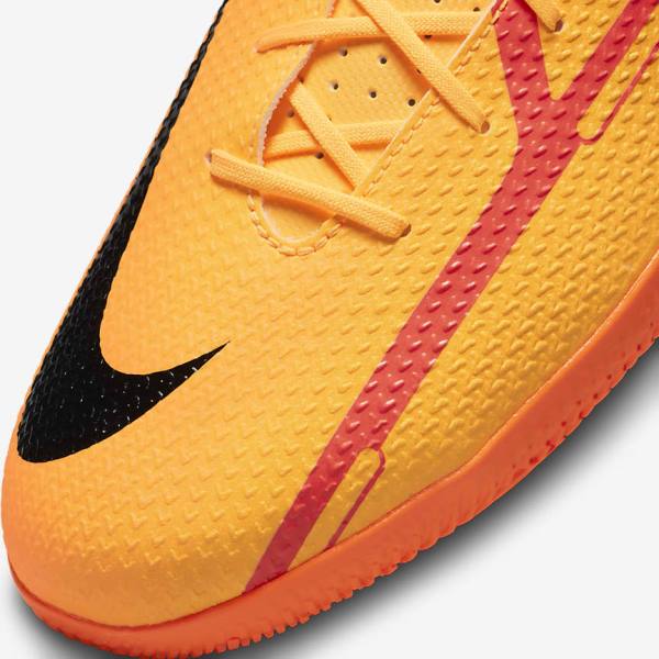 Nike Phantom GT2 Club IC Indoor Court Voetbalschoenen Dames Oranje Lichtrood Zwart | NK690FXY