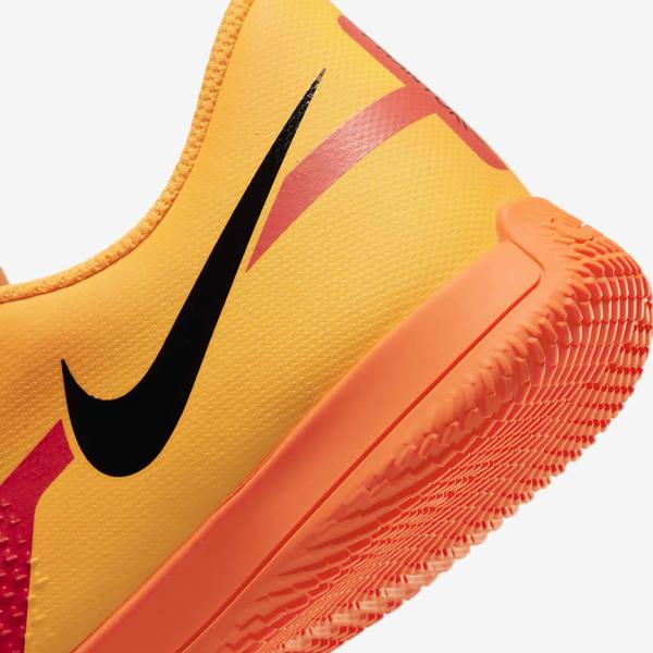 Nike Phantom GT2 Club IC Indoor Court Voetbalschoenen Dames Oranje Lichtrood Zwart | NK690FXY