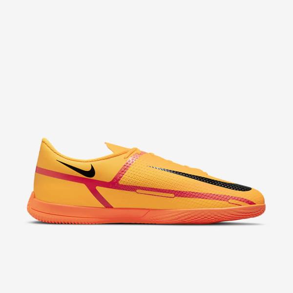 Nike Phantom GT2 Club IC Indoor Court Voetbalschoenen Heren Oranje Lichtrood Zwart | NK951YCT