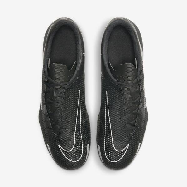 Nike Phantom GT2 Club MG Multi-Ground Voetbalschoenen Heren Zwart Donkergrijs Metal Zilver | NK083JOC