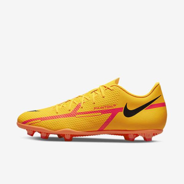 Nike Phantom GT2 Club MG Multi-Ground Voetbalschoenen Heren Oranje Lichtrood Zwart | NK283RLN