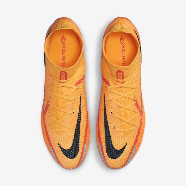 Nike Phantom GT2 Dynamic Fit Elite AG-Pro Artificial-Grass Voetbalschoenen Heren Oranje Lichtrood Zwart | NK634XWF