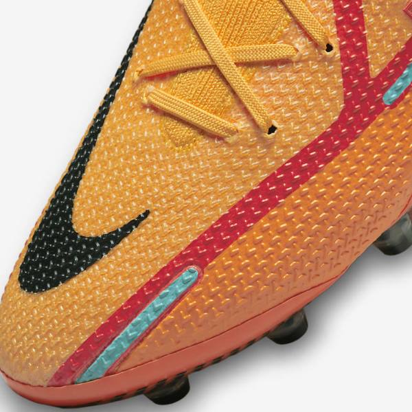 Nike Phantom GT2 Dynamic Fit Elite AG-Pro Artificial-Grass Voetbalschoenen Heren Oranje Lichtrood Zwart | NK634XWF