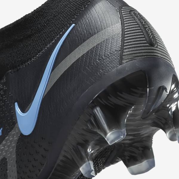 Nike Phantom GT2 Dynamic Fit Elite FG Firm-Ground Voetbalschoenen Heren Zwart Grijs | NK056ZNU