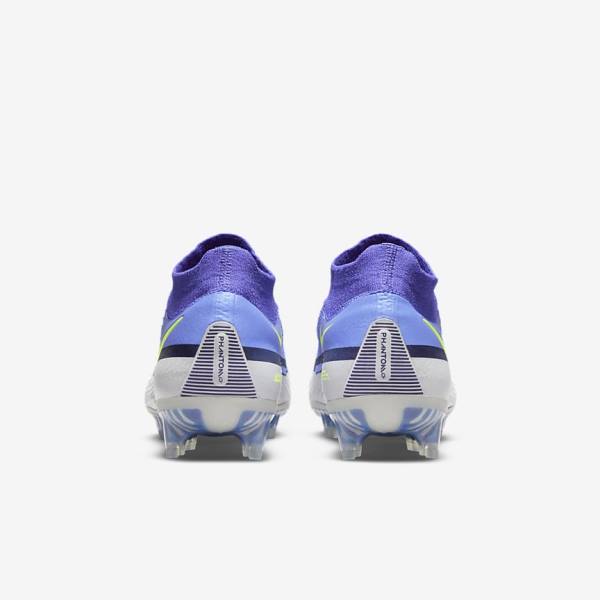 Nike Phantom GT2 Dynamic Fit Elite FG Firm-Ground Voetbalschoenen Dames Blauw Grijs | NK124ESV