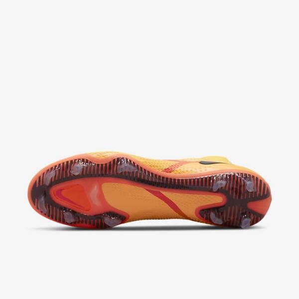 Nike Phantom GT2 Dynamic Fit Elite FG Firm-Ground Voetbalschoenen Heren Oranje Lichtrood Zwart | NK841VPW