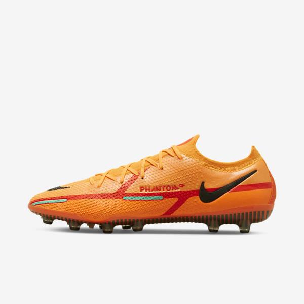 Nike Phantom GT2 Elite AG-Pro Artificial-Grass Voetbalschoenen Heren Oranje Lichtrood Zwart | NK519ZQR