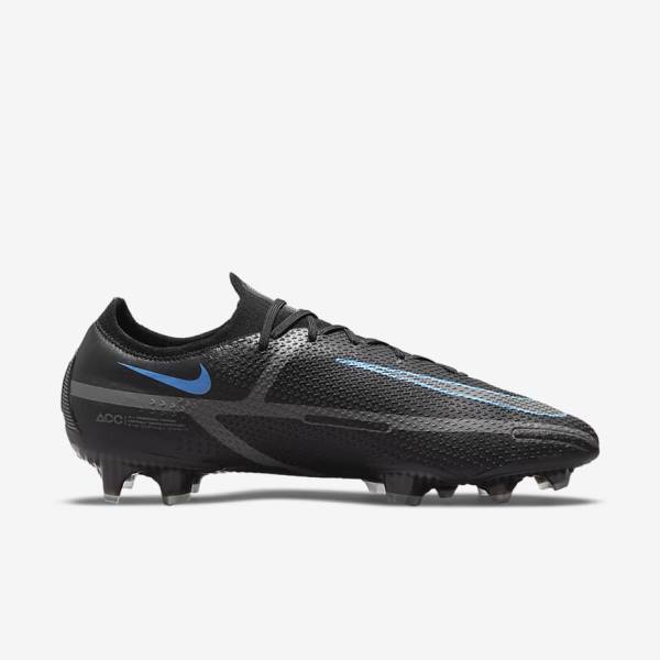 Nike Phantom GT2 Elite FG Firm-Ground Voetbalschoenen Dames Zwart Grijs | NK019RMC