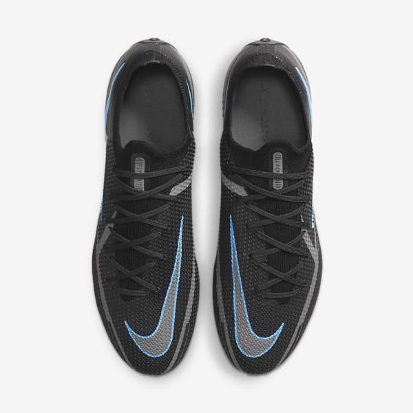 Nike Phantom GT2 Elite FG Firm-Ground Voetbalschoenen Heren Zwart Grijs | NK390XJF