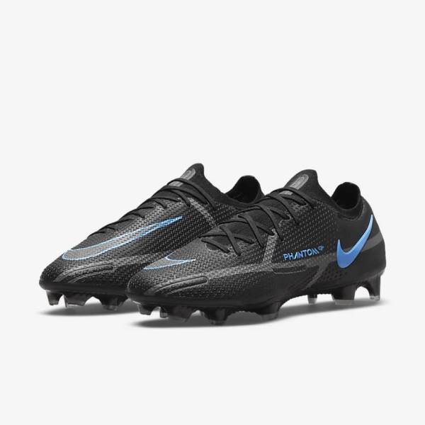 Nike Phantom GT2 Elite FG Firm-Ground Voetbalschoenen Heren Zwart Grijs | NK390XJF