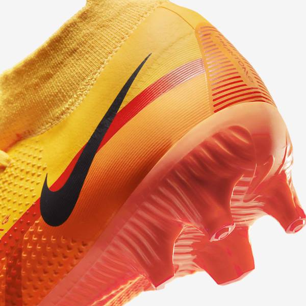 Nike Phantom GT2 Pro Dynamic Fit FG Firm-Ground Voetbalschoenen Heren Oranje Lichtrood Zwart | NK046AYM