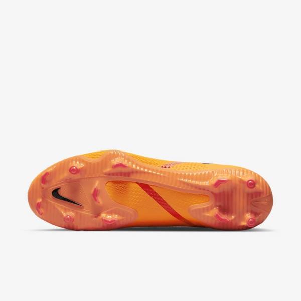 Nike Phantom GT2 Pro Dynamic Fit FG Firm-Ground Voetbalschoenen Dames Oranje Lichtrood Zwart | NK467MOL