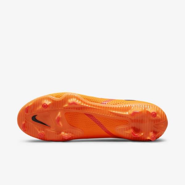 Nike Phantom GT2 Pro FG Firm-Ground Voetbalschoenen Dames Oranje Lichtrood Zwart | NK178VDP