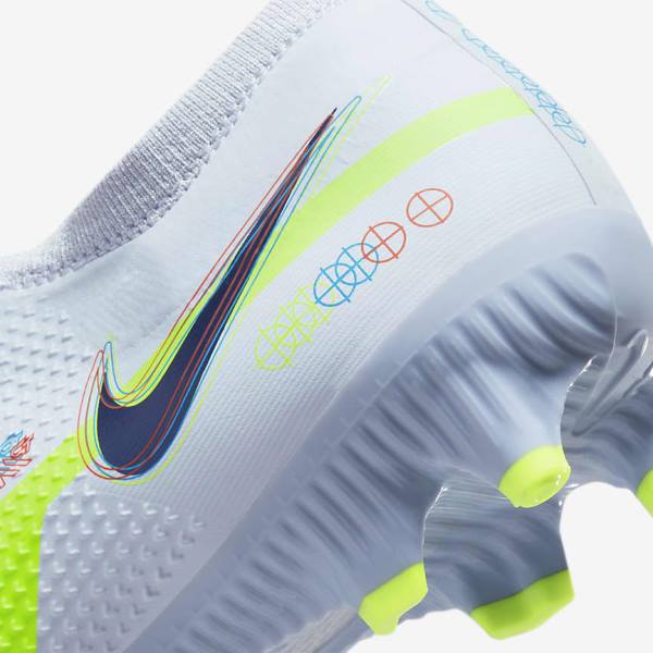 Nike Phantom GT2 Pro FG Firm-Ground Voetbalschoenen Heren Grijs Lichtblauw | NK451RBL