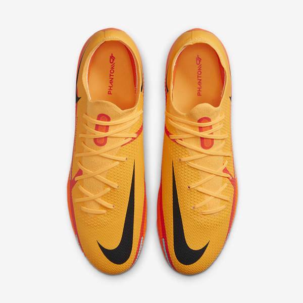 Nike Phantom GT2 Pro FG Firm-Ground Voetbalschoenen Heren Oranje Lichtrood Zwart | NK985LDB