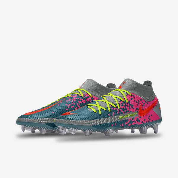 Nike Phantom GT Elite By You Custom Firm Ground Voetbalschoenen Dames Gekleurd | NK017VRU