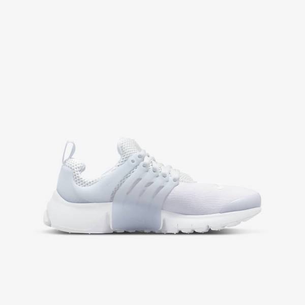 Nike Presto Older Sneakers Kinderen Wit Platina Wit | NK173FVC