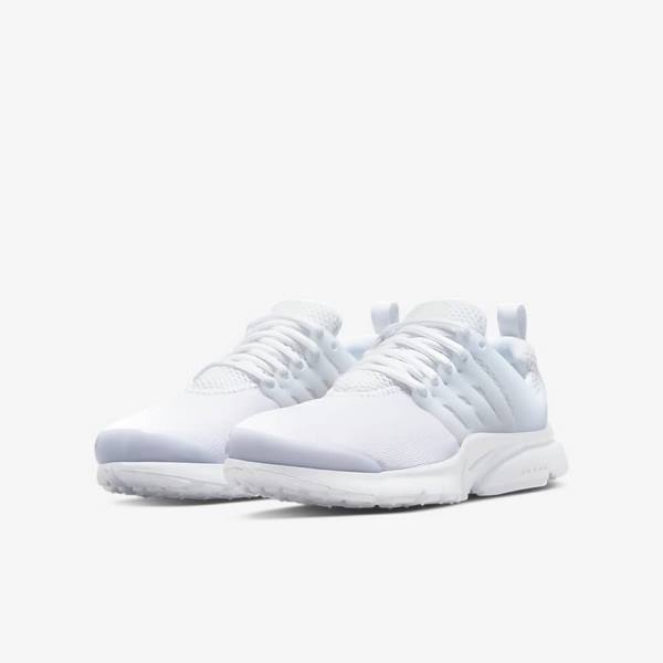 Nike Presto Older Sneakers Kinderen Wit Platina Wit | NK173FVC