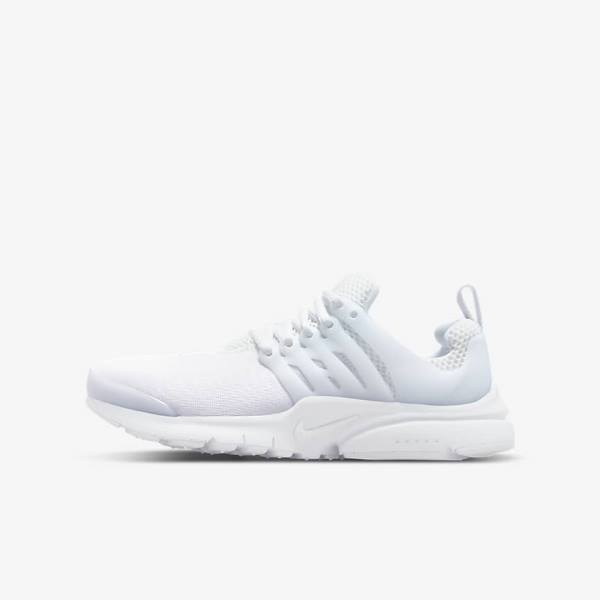 Nike Presto Older Sneakers Kinderen Wit Platina Wit | NK173FVC