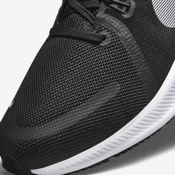 Nike Quest 4 Weg Hardloopschoenen Heren Zwart Donkergrijs Wit | NK381BVE