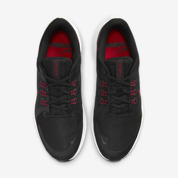 Nike Quest 4 Weg Hardloopschoenen Heren Zwart Wit Donkergrijs Rood | NK751SER