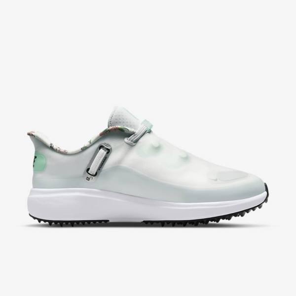 Nike React Ace Tour Golfschoenen Dames Wit Platina Mintgroen Zwart | NK327ZJW