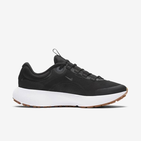 Nike React Escape Run Weg Hardloopschoenen Dames Zwart Donkergrijs Wit Zwart | NK540HAW