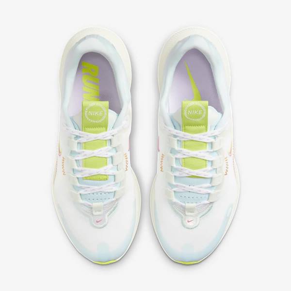 Nike React Escape Run Weg Hardloopschoenen Dames Wit Groen Gekleurd | NK578EPW