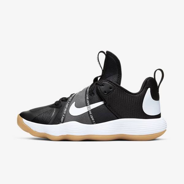 Nike React HyperSet Indoor Court Fitness Schoenen Heren Zwart Lichtbruin Wit | NK185VKC