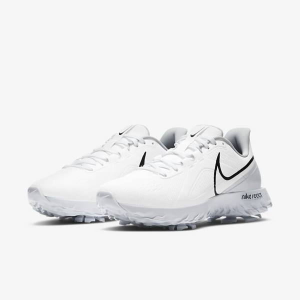 Nike React Infinity Pro Golfschoenen Dames Wit Metal Platina Zwart | NK471ANV