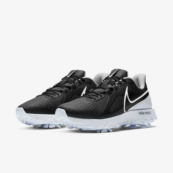 Nike React Infinity Pro Golfschoenen Dames Zwart Metal Platina Wit | NK741DIS