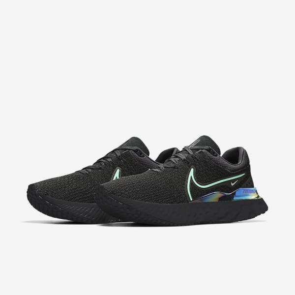 Nike React Infinity Run 3 By You Custom Weg Hardloopschoenen Dames Zwart | NK682JAU