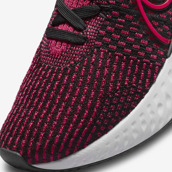 Nike React Infinity Run Flyknit 3 Weg Hardloopschoenen Heren Zwart Groen Rood | NK659EMA