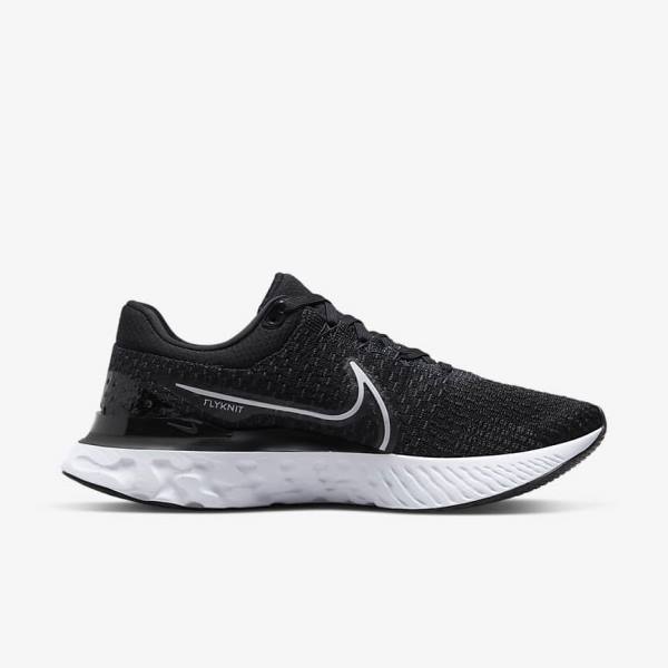 Nike React Infinity Run Flyknit 3 Weg Hardloopschoenen Heren Zwart Wit | NK693LCY