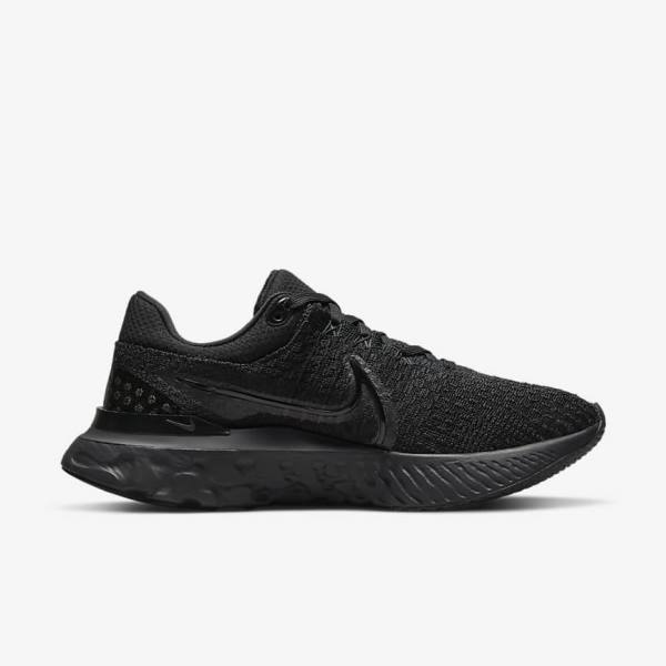 Nike React Infinity Run Flyknit 3 Weg Hardloopschoenen Dames Zwart | NK739XTR