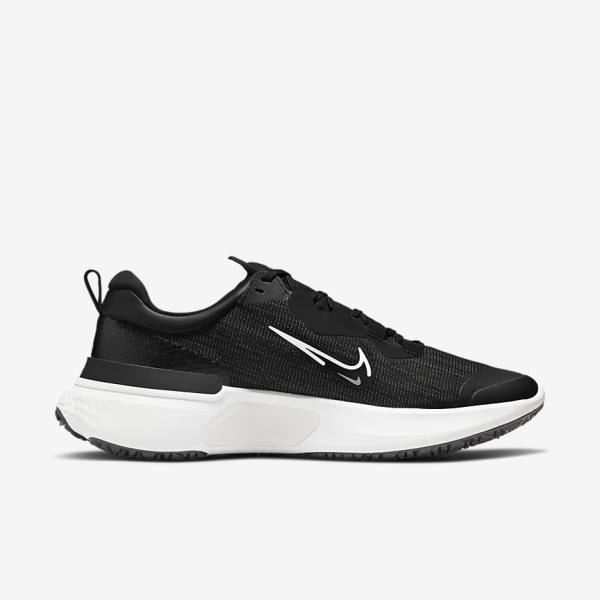 Nike React Miler 2 Shield Weatherised Weg Hardloopschoenen Heren Zwart Lichtgrijs Platina | NK149TKF