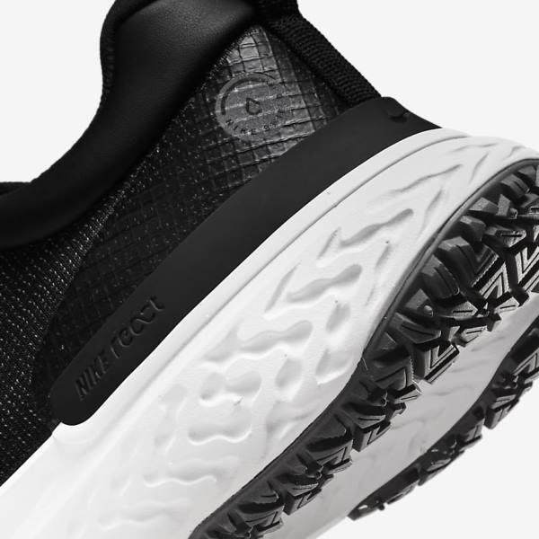 Nike React Miler 2 Shield Weatherised Weg Hardloopschoenen Heren Zwart Lichtgrijs Platina | NK149TKF