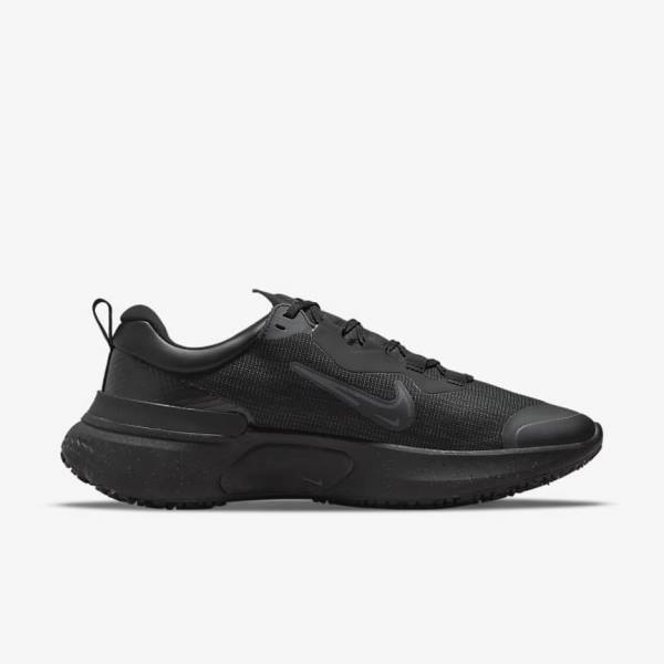 Nike React Miler 2 Shield Weatherised Weg Hardloopschoenen Heren Zwart Donkergrijs Zwart | NK915CHS