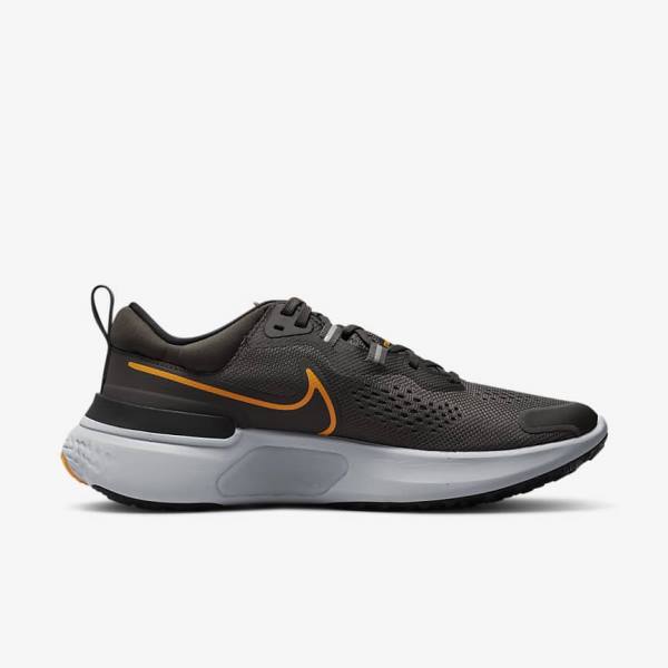 Nike React Miler 2 Weg Hardloopschoenen Heren Grijs Zwart Grijs | NK258NGY