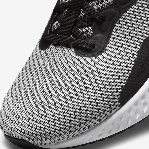 Nike React Miler 3 Weg Hardloopschoenen Heren Wit Zwart Metal Zilver | NK653RJG