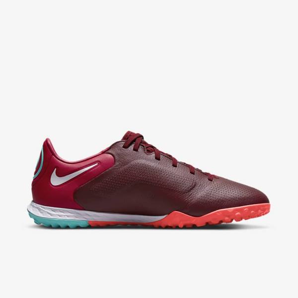 Nike React Tiempo Legend 9 Pro TF Turf Voetbalschoenen Dames Rood Lichtrood Wit | NK492VWN