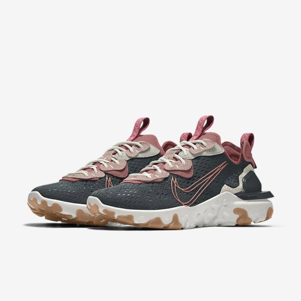 Nike React Vision By You Custom Lifestyle Sneakers Dames Gekleurd | NK875SKV