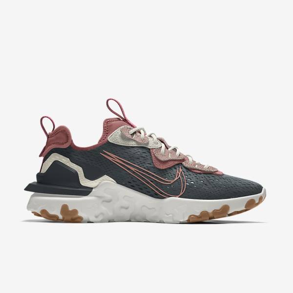 Nike React Vision By You Custom Lifestyle Sneakers Dames Gekleurd | NK875SKV