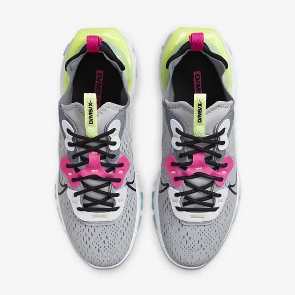 Nike React Vision Sneakers Dames Grijs Roze Zwart | NK641PTN