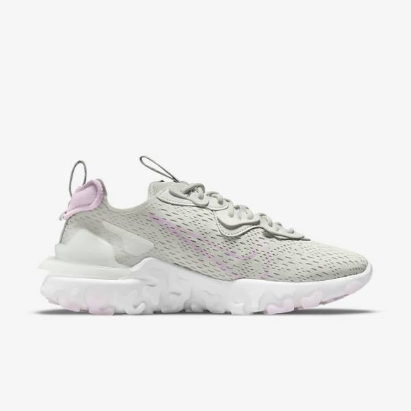 Nike React Vision Sneakers Dames Lichtbeige Wit Roze | NK280IAF