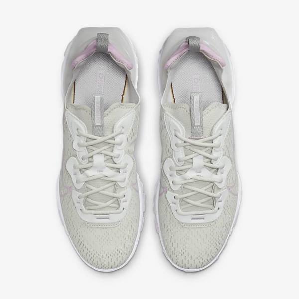 Nike React Vision Sneakers Dames Lichtbeige Wit Roze | NK280IAF