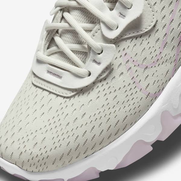 Nike React Vision Sneakers Dames Lichtbeige Wit Roze | NK280IAF