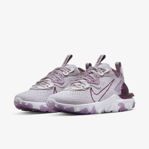 Nike React Vision Sneakers Dames Paars | NK261DNX