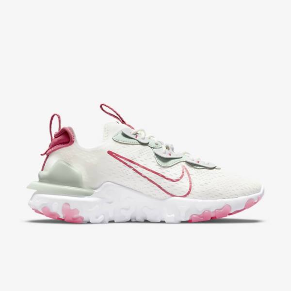 Nike React Vision Sneakers Dames Platina Roze | NK870WAQ